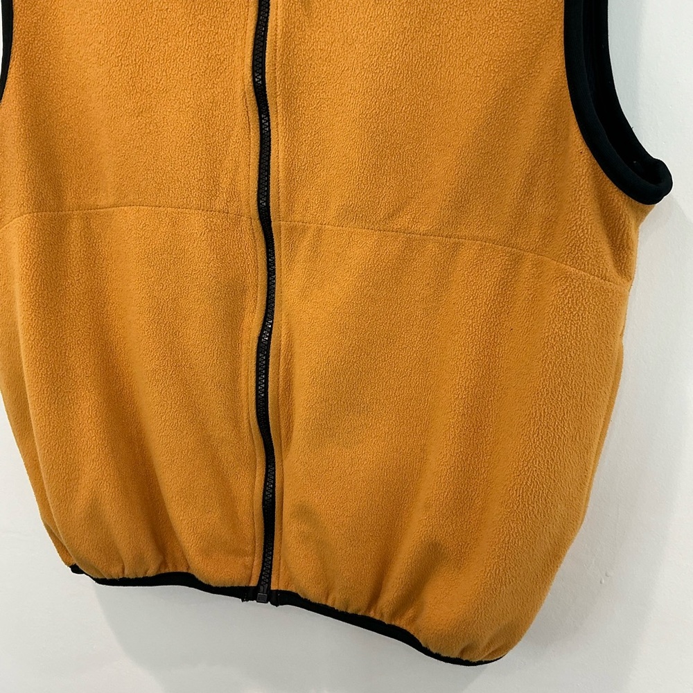 REI Yellow Fleece Vest Unisex - Picture 3 of 8